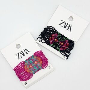 🌹NWT. Zara Bundle Multicolor Beaded Bracelet.